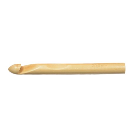 Leonardoda druk Flash Bamboe haaknaald 20mm - Wolcafé is de winkel voor haken, breien, amigurumi,  workshops en meer