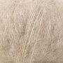 Alpaca Silk brushed licht beige