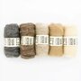Viltwol - Bhedawol assortiment - Natuurlijke tinten