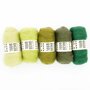 Viltwol - Bhedawol assortiment - Groen tinten
