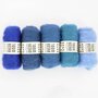 Viltwol - Bhedawol assortiment - Blauw tinten