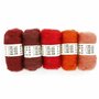 Viltwol - Bhedawol assortiment - Rood tinten