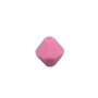 Siliconen kraal diamant roze