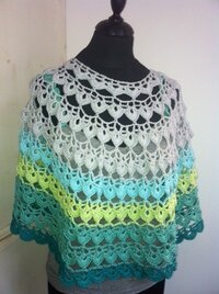 Leuke gehaakte zomerponcho Cocktail