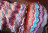 Patroon streep dekentje Is klaar!!! en te downloaden