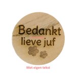 Knopen met eigen tekst Knopen met eigen tekst