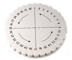 Kumihimo schijf rond 15cm