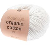 Essentials Organic Cotton Aran 001 wit