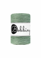 Bobbiny Macrame 1,5mm eucalyptus green