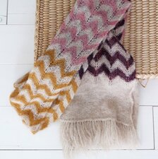 Breipakket sjaal Alpaca Amelie