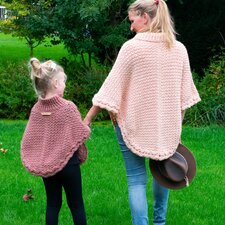 Haakpakket poncho Soft Wool