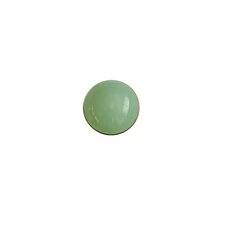 Ronde parelkleurige mint knoop 12mm