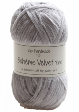 Bohème Velvet Fine 17601 Light Grey