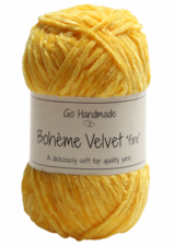 Bohème Velvet Fine 17615 Giraffe Yellow