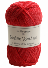 Bohème Velvet Fine 17619 Warm Red