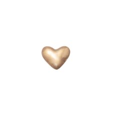 Parelknoop hartje goud 12mm