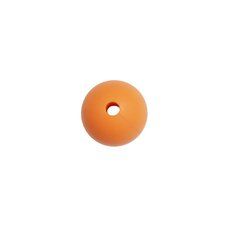 Siliconen kraal 12mm oranje