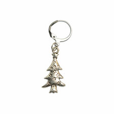 Stekenmarkeerder kerstboom zilver