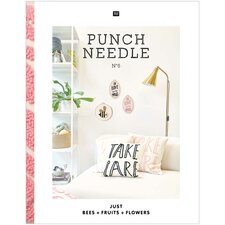 Punch needle boek 6 Jusst Bees, Fruits, Flowers
