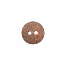Olijf houten knoop donker 18mm