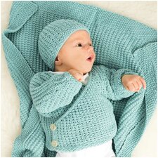 Breipakket babyvestje overslag