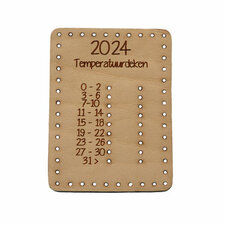 Leren label Temperatuurdeken