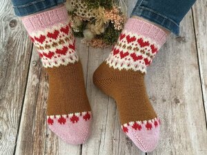 Breipakket Love in the stitches sokken