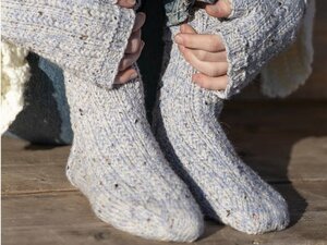 Breipakket Warmwraps sokken en polswarmers