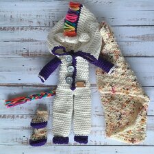 Haakpatroon Amilishly kledingset onesie outfit voor Elsa, Malaika & Malu