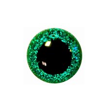 Veiligheidsoogjes glitter groen