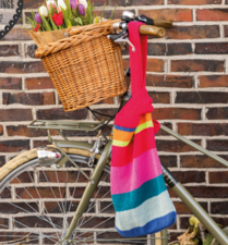 Breipakket knitted loop tas