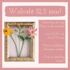 Workshop bloemen haken op zaterdag 28 juni