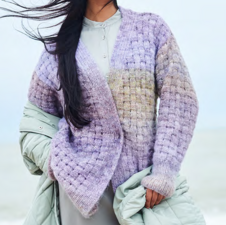 Breipakket vest blokjes Painted Power 