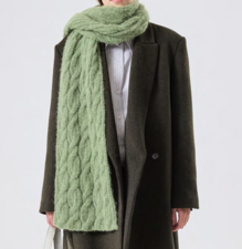 Breipakket kabelsjaal Alpaca Cotton Fushion 09