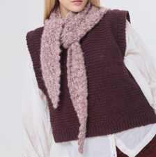 Haakpakket omslagdoek Fashion Cotton Alpaca Fun Neps 28