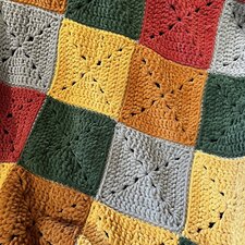 Workshop chenille granny deken