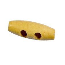 Houtje touwtje knoop blank 5cm