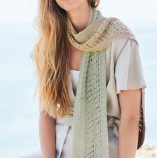 Breipakket sjaal Cotton Linen Cake