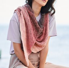 Breipakket sjaal Degrade Lucky 8