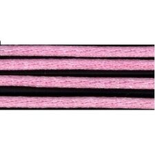 Kumihimo satijnkoord 3mm, kleur roze