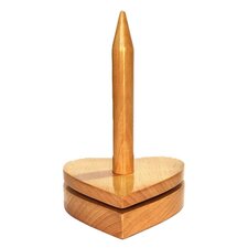 Houten draaischijf, garen dispenser hart beuken