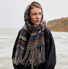 Breipakket sjaal Infinity Earla