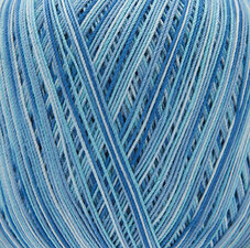 Essentials Crochet print turquoise mix 004