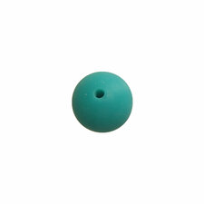 Siliconen kraal 12mm turquoise