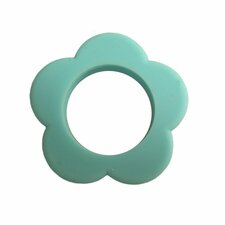 Bloemen bijtring turquoise