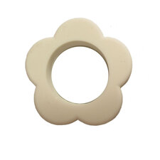 Bloemen bijtring wit