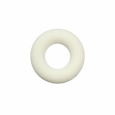 Siliconen donut 4,5 cm creme