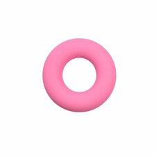 Siliconen donut 4,5 cm roze