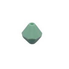 Siliconen kraal diamantvorm 15mm mint
