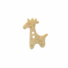 Houten knoop girafje
